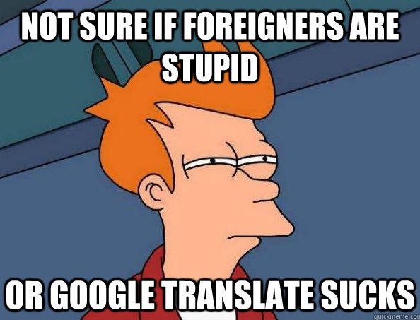 Weekly Tip: Translating sucks